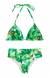 Biquini verde pantanal folhas Folhagem Hot Pant