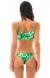Biquini verde folha Folhagem La�o
