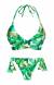 Biquini Folhagem Tropical Folhagem Transpassado