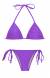 Biquini Roxo Rolote Fuchsia Lacinho