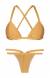 Biqu�ni de tiras strappy ouro Gold Triangulo