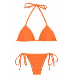 Biquini cortininha laranja Itaparica Tri