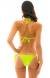 Biquini Florescente Lacinho Lime Tri