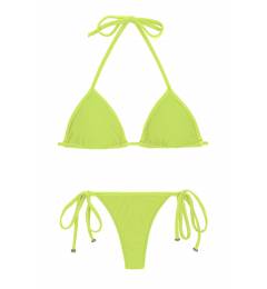 Biquini Florescente Verao Lime Tri Micro
