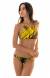 Biquini top crop tiras com estampa esportiva Luxor Cropped