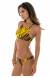 Biquini top crop tiras com estampa esportiva Luxor Cropped