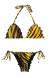 Biquini de frufru estampa esportiva Luxor Fru Fru