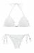 Biquini White Frufru Rolote Marrakesh Branco Frufru