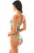 Biquini Ver�o Decote Maxi Flower Transpassado