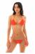 Biquini Frufru vermelho Melancia Eva