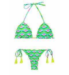 Biquini Micro Rolote Mermaid Frufru Micro