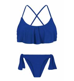 Biquini Babado Rolote Planet Blue Babado