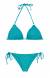 Biqu�ni de lurex azul com brilho Radiante Azul Arg Tri