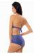 Tomara que caia azul marinho brilhoso Radiante Azul Marinho Hot Pant