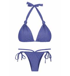 Biquíni 5 em 1 de lurex azul marinho Radiante Azul Marinho Multi