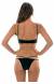 Biquini de tirinhas com lurex Radiante Cropped Neck