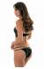 Biquini de tirinhas com lurex Radiante Cropped Neck
