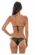 Biquini de lurex preto brilhoso Radiante Preto Frufru