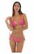 Biqu�ni de lurex rosa com brilho Radiante Rosa Arg Tri