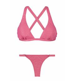 Biquini fio dental cortinao de lurex rosa Radiante Rosa Sporty Mini