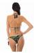 Biquini frufru floral preto Reality Flower Frufru