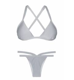 Biqu�ni de tiras strappy prata Silver Triangulo