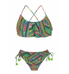 Bikini babado pompom Tricotart Babado