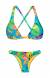 Biquini cortinao estampa tropical Tropical Blue Cortinao