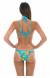 Biqu�ni estampado azul de tiras Tropical Blue Duo