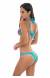 Biqu�ni estampado azul de tiras Tropical Blue Duo