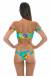 Biquini ciganinha com frufru amarelo Tropical Blue Ombro A Ombro