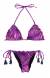 Biquini Frufru Roxo Chuveirinho Ultra Violet Frufru