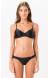 Bikini liso preto top comfort Acapulco