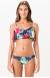 Bikini babado floral estampado Babadinho