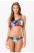 Bikini babado floral estampado Babadinho