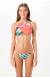 Bikini top esportivo estampa localizada Begonia