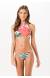 Bikini top esportivo estampa localizada Begonia