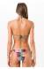 Bikini frufru listrado colorido Calypso