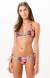 Bikini frufru listrado colorido Calypso