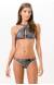 Bikini cortinao cruzado noturno Grasse