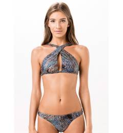 Bikini cortinao cruzado noturno Grasse