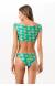 Bikini cropped ombro a ombro Palmeiras Amarelas