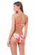 Bikini bicolor vermelho e branco Piquiri