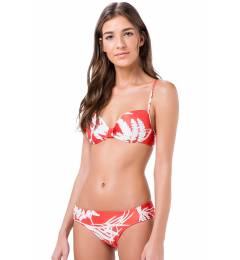 Bikini bicolor vermelho e branco Piquiri
