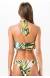 Bikini cropped babado floral Saint-malo