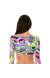 Cropped top manga longa Soutien Bossa Franja