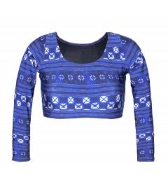 top cropped manga longa Soutien Cool Jean Strappy