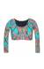 Crooped top manga longa Soutien Fractal Crop