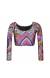 Cropped top manga longa Soutien Samarcanda Hello
