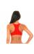 Top cropped vermelho Soutien Sporty Red